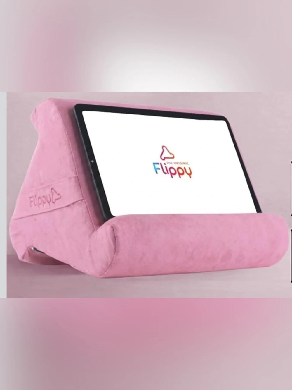 FLIPPY Pink Stand pillow for iPad iPhone. 3 ways to use; Excellent condition. - Picture 2 of 9